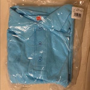 Men’s blue collared shirt